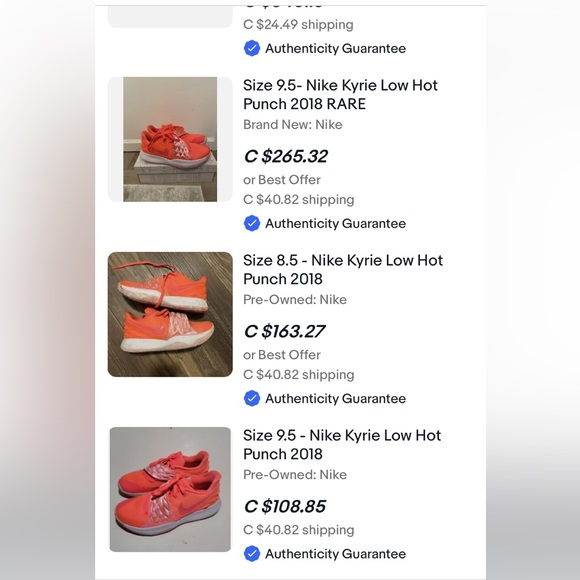 Nike kyrie 1 low hot punch size 11.5 - Picture 9 of 9